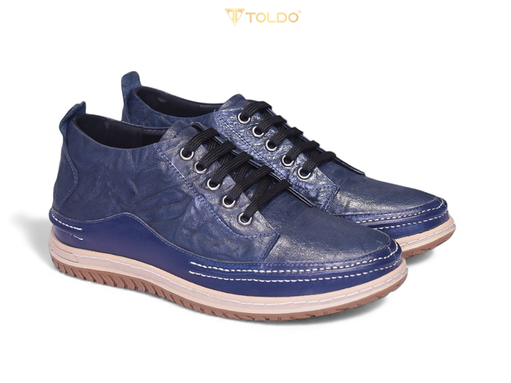 Giày cao 6cm thể thao da thật 11